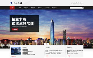 三科官方網站設計制作成功案例——沙漠風網站建設公司